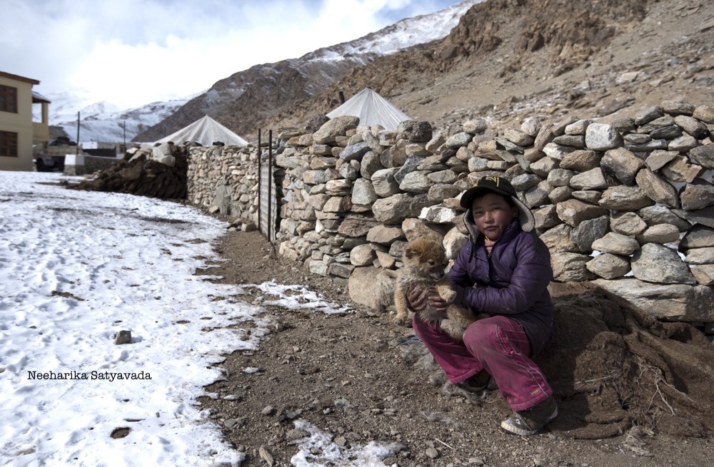 tenzin-palayu-with-her-dog