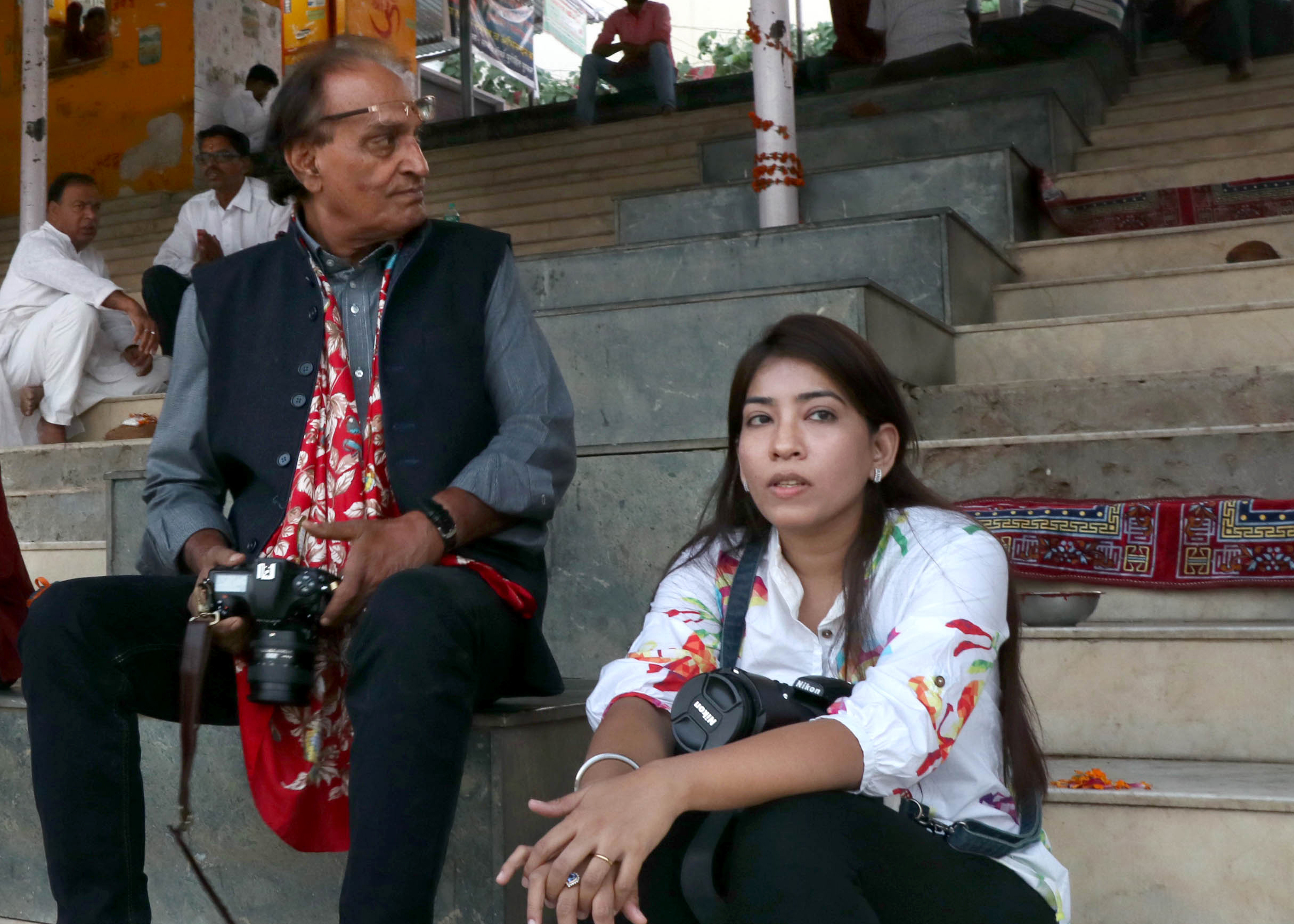 PUSHKAR ji with Raghu Rai