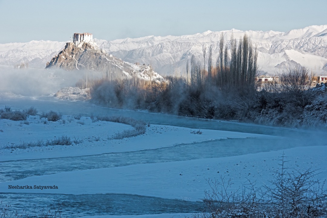Sunrise view of Tiger's Nest Monastery in Winter